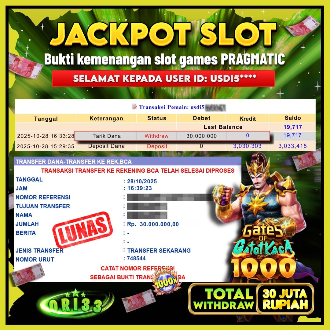 Bukti Jackpot