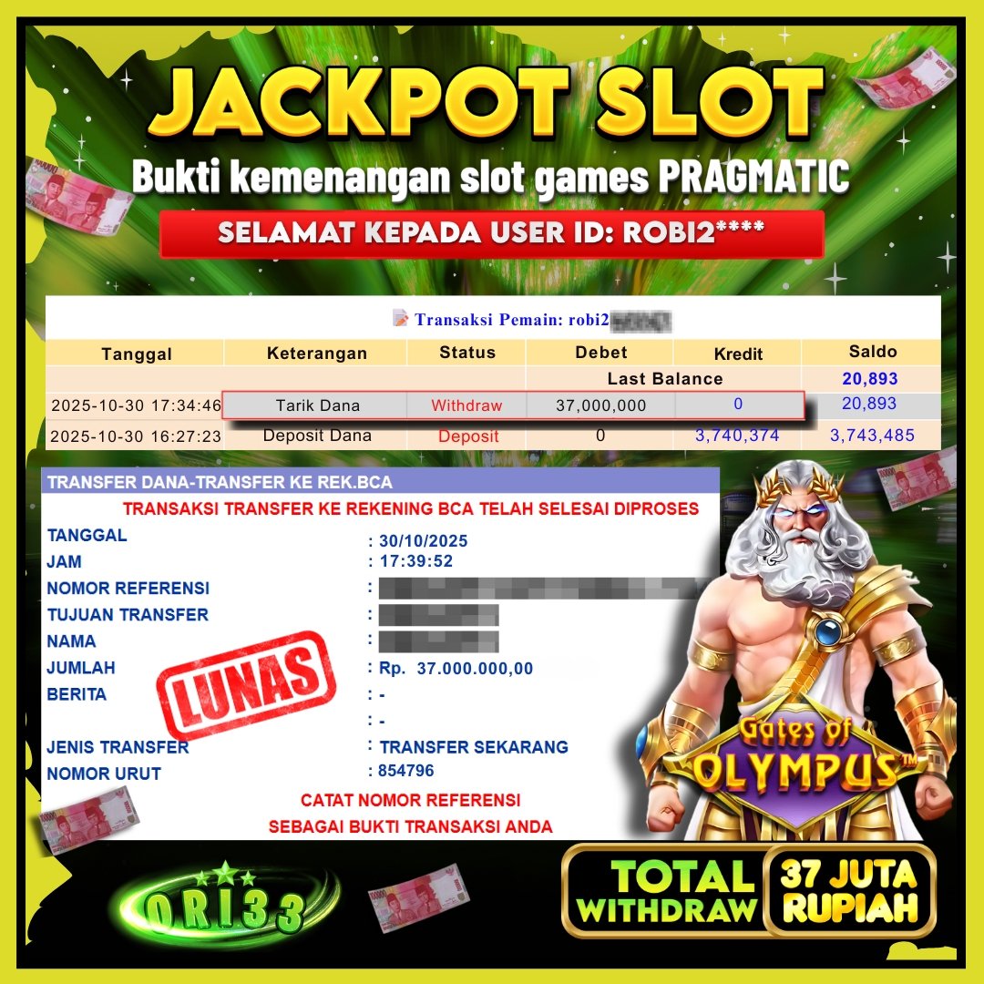Bukti Jackpot