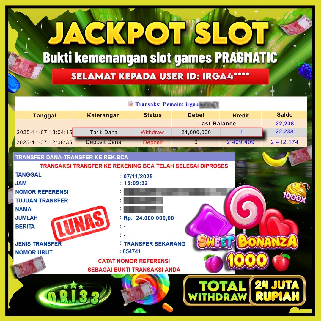 Bukti Jackpot