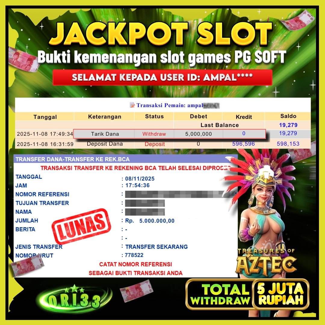 Bukti Jackpot
