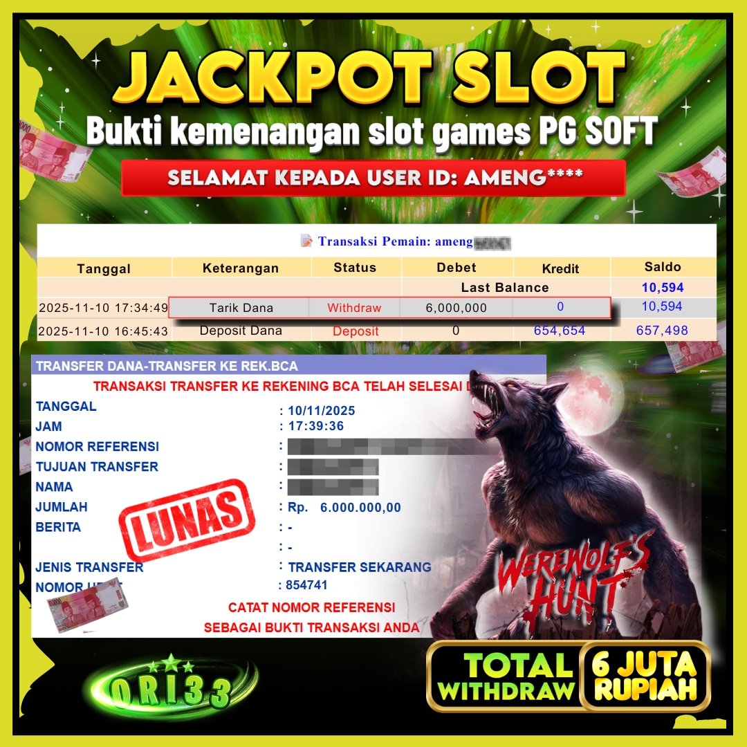 Bukti Jackpot