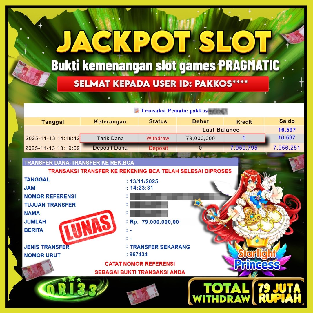 Bukti Jackpot
