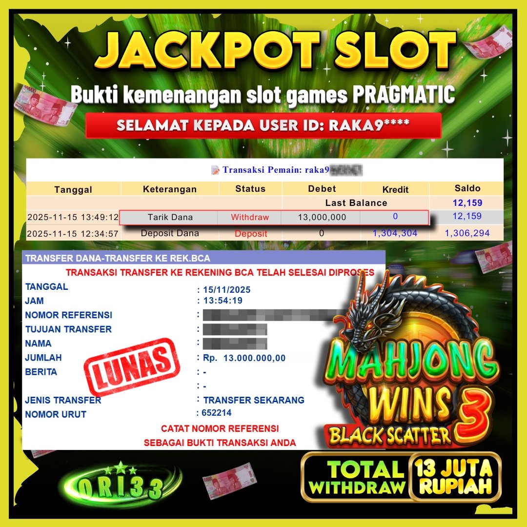 Bukti Jackpot