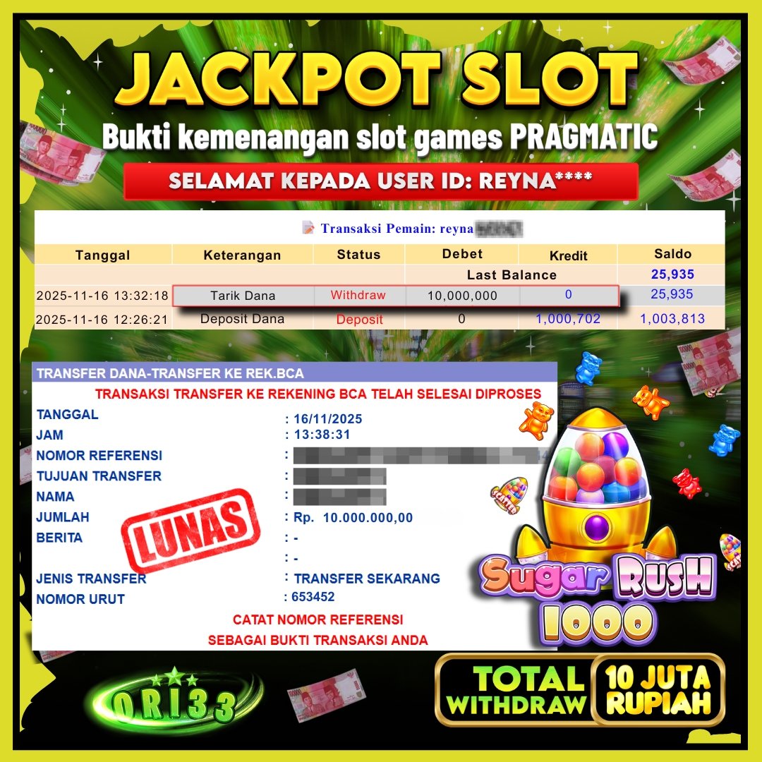 Bukti Jackpot