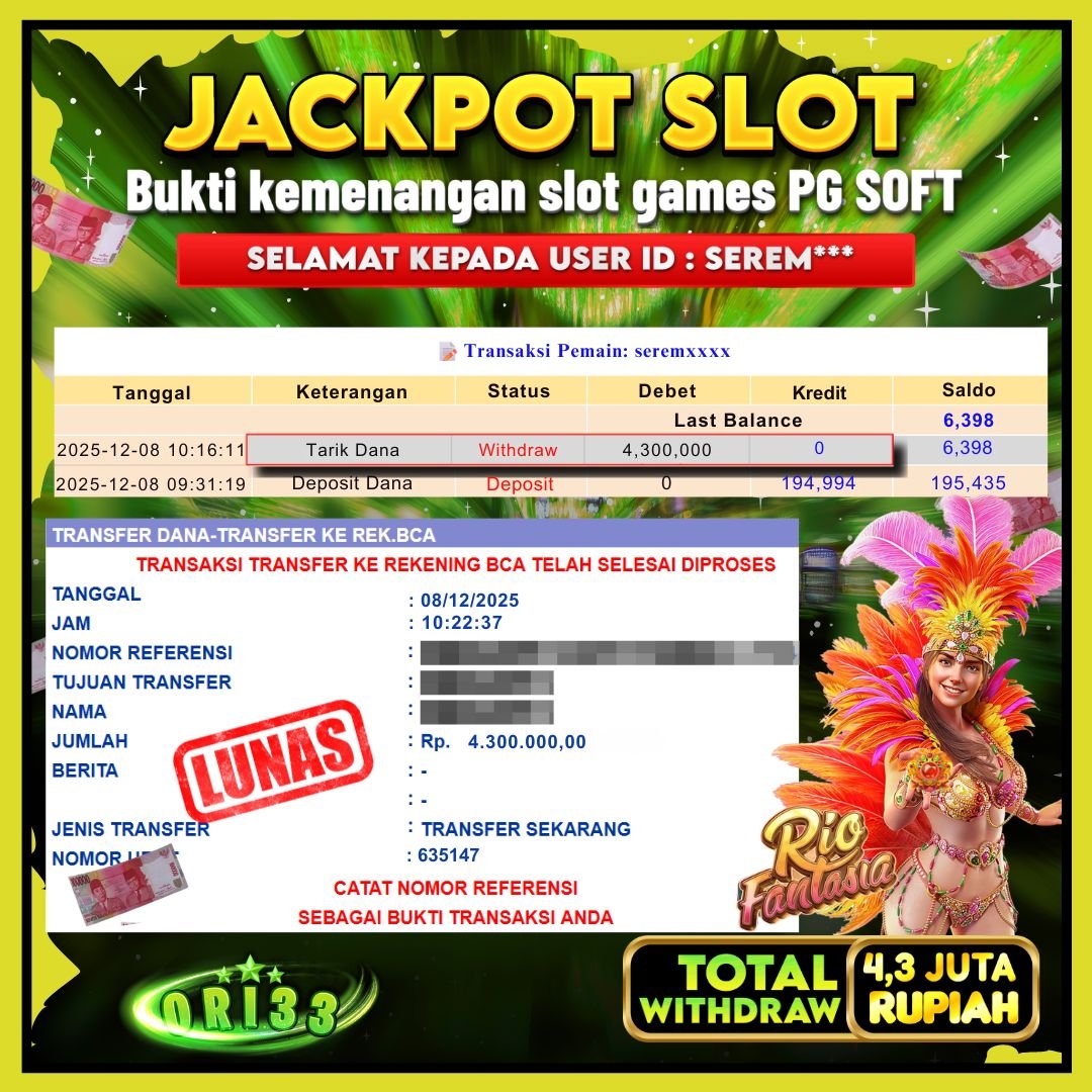 Bukti Jackpot