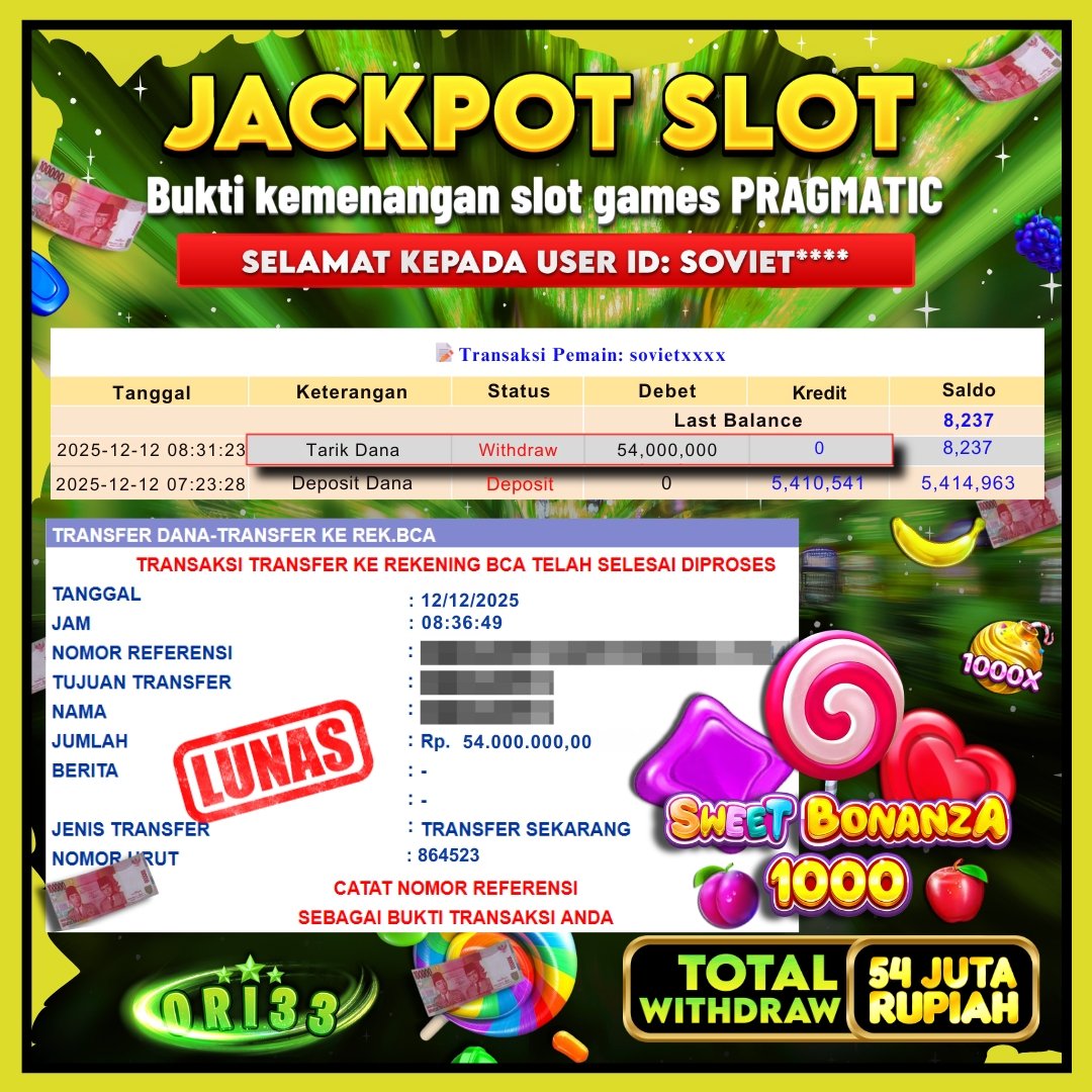 Bukti Jackpot