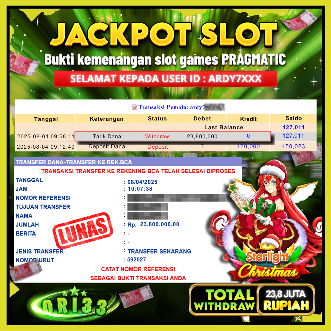 Bukti Jackpot
